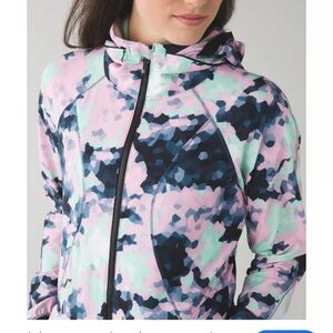 Lululemon Go The Distance Jacket Clouded Dreams Multi Size 6 EUC